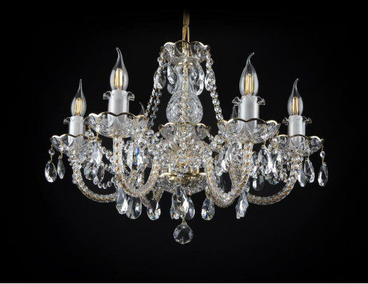 Kroonluchter lampenkap kristal klassieke verlichting lampen