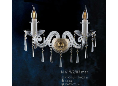 Kristallen wandlamp kroonluchters kristallen kroonluchter lustre elite Bohemen nieuw