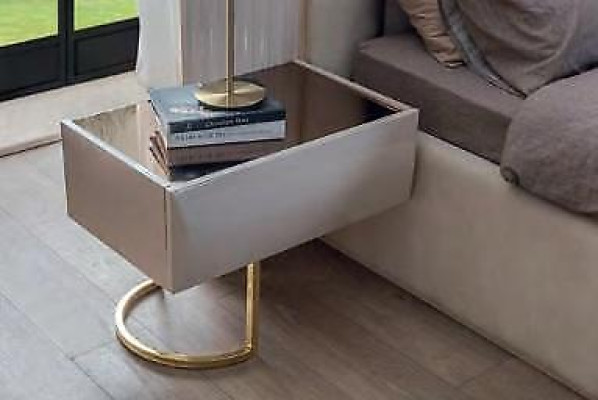 Wit slaapkamer set Bed Nachtkastjes Houten frame Tweepersoonsbed 3-delig