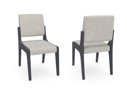 Grijze eetkamerstoel Luxe meubelontwerp Elegante moderne houten stoelen Nieuw