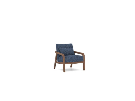 Modern stoel ontwerp inrichting woonkamer Blauw Stof Bankstof Nieuw.