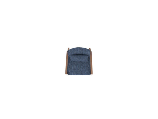 Modern stoel ontwerp inrichting woonkamer Blauw Stof Bankstof Nieuw.