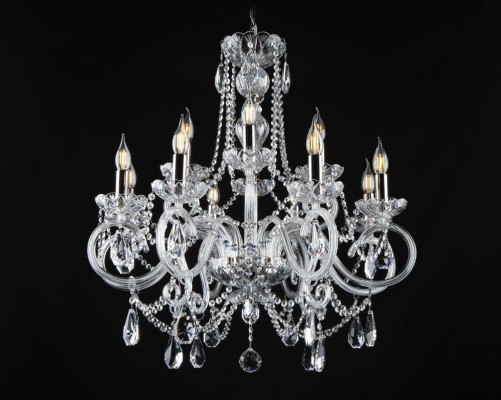 Kristallen kroonluchter hanglamp plafondlamp Bohemen