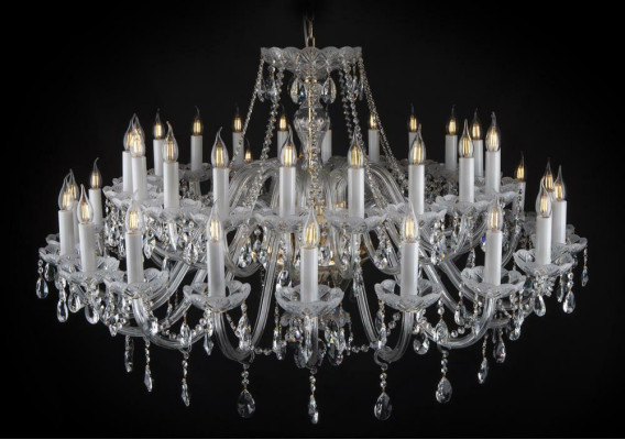 Kristal kroonluchter hanglamp Bohemen lamp plafondlamp