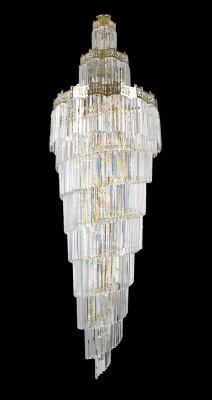 Kroonluchter plafondlamp luxe design kristallen lamp woonkamer lamp goud