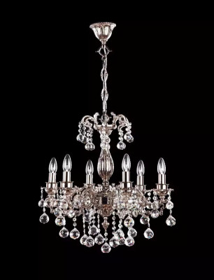 Lamp Kroonluchter Licht klassiek Luxe Woonkamer Chroom Kristal