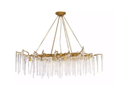 Plafondlamp Glas Plafondverlichting Woonkamer Lamp Licht Tropisch Kristal