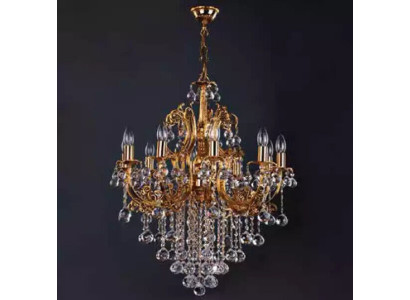 Luxe kroonluchter van kristal plafondlamp hanglamp gouden lamp