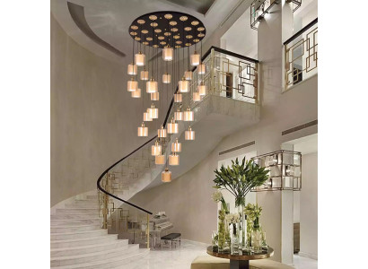 Luxe kroonluchter woonkamer plafondlamp plafondlamp kroonluchter goud
