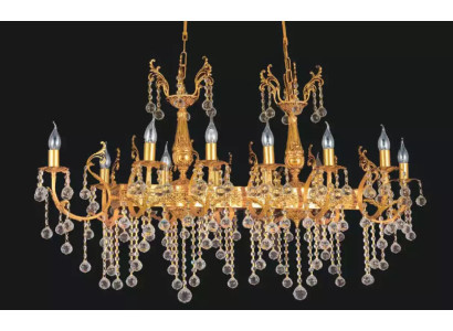 Plafondlamp Luxe Kroonluchter Plafondlamp Lüster Goud Kristallen Lamp