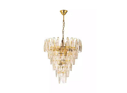 Kroonluchter lamp hanglamp woonkamer nieuw modern goud.