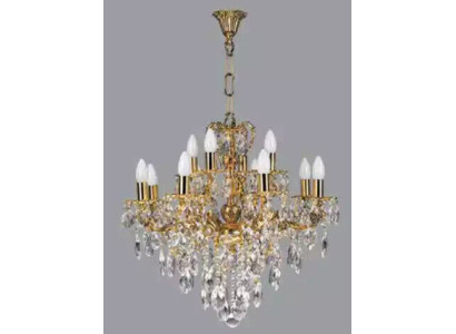 Luxe plafondlamp kroonluchter plafondlamp kristal goud