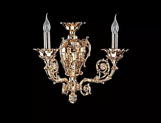 Klassieke wandlamp lamp kroonluchter wandlampen armatuur muur kristal