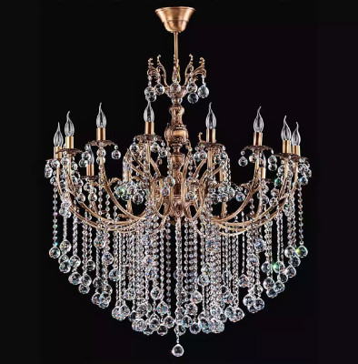 Luxe plafondlamp kroonluchter plafondlamp kroonluchter gouden kristallen lamp.