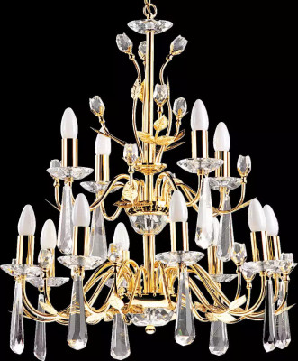 Luxe kroonluchter plafondlamp kroonluchter kristal goud
