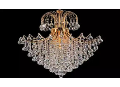 Luxe kroonluchter plafondlamp plafondlampen lampen goud kunst