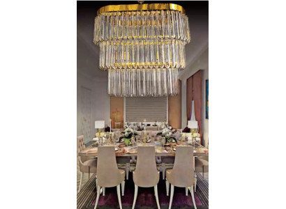 Kroonluchter Messing Plafondlampen Woonkamer Ontwerp Luxe Modern