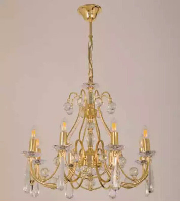 Luxe plafondlamp kroonluchter plafondlamp kroonluchter gouden kristal