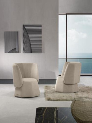 Ontwerp Fauteuil Luxe Eenpersoons Modern Armleuning Textiel 1 Zitmeubel Eenpersoons Prianera
