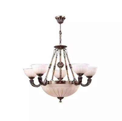 Hanglamp Wit Plafondlamp Kroonluchter Glas Kunst