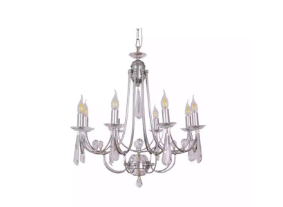 Edele plafondlamp - Kroonluchter - Pronklamp - Luchter Wit Plafondlamp