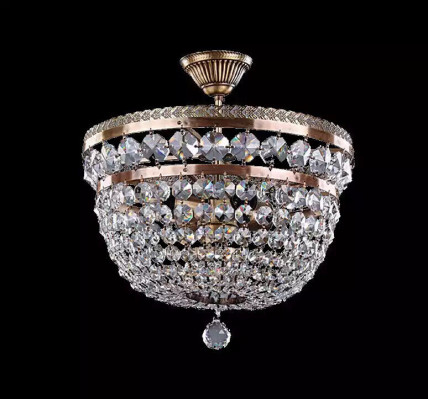 Plafondlamp luxe kroonluchter plafondlamp kroonluchter goud kristal kunst