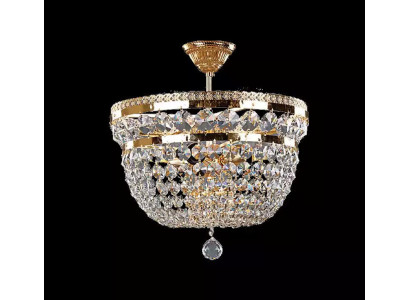 Kroonluchter Luxe Luster Plafondlamp Hanglamp Goud Kristal Kunst