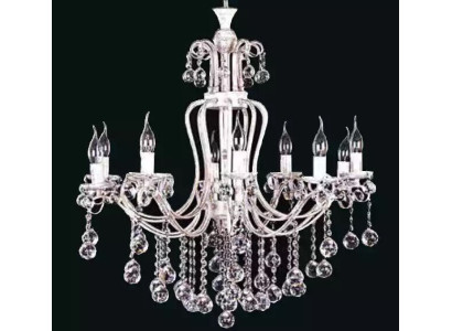 Luxe plafondlamp kroonluchter hanglamp kristal zilver