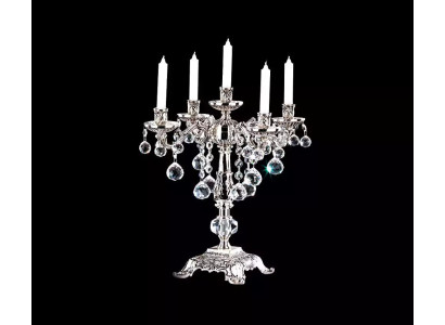 Kaarsenhouder Kandelaar Kaarsenstandaard Kaarshouder Elegant Zilver Kunst