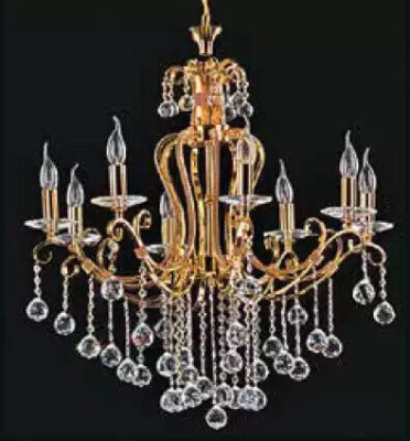 Luxe plafondlamp kroonluchter plafondlamp kristal goud