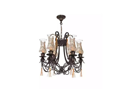 Kasteel plafondlamp luxe kroonluchter plafondlamp glaslamp.