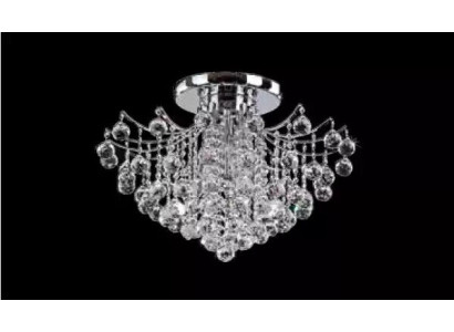Zilveren hangende kroonluchter plafondlampen hangende plafondsieraden