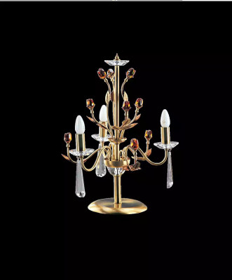 Gouden kristallen tafellamp luxe verlichtingsarmaturen lamp lichtkroonluchter