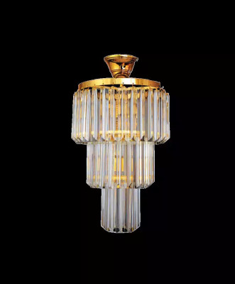 Kroonluchter Plafondontwerp Luxe Kristal Goud Woonkamer Stijl Modern