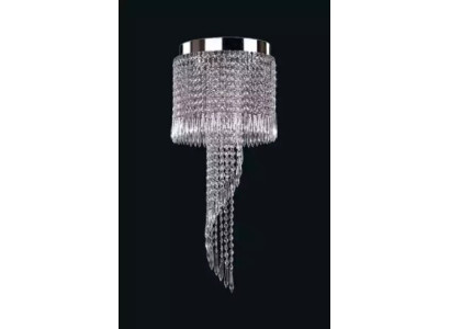 Kroonluchter hanglamp Chroom Woonkamer Lamp 30x70