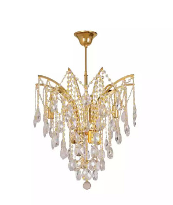 Kristallen kroonluchter plafondlamp lamp verlichting metalen plafondlamp