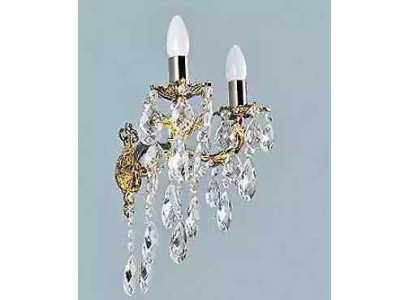 Wandlamp Wandlampen Wandlamp Kroonluchter Wandlampen Zilver Kristal