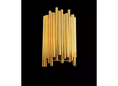 Wandlamp mooi stijl Moderne woonkamer Metalen voet nieuw goud