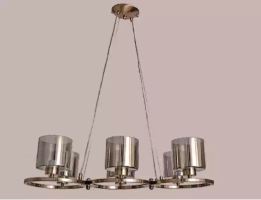 Plafondlamp Luxe Prachtige plafondluster glas woonkamer