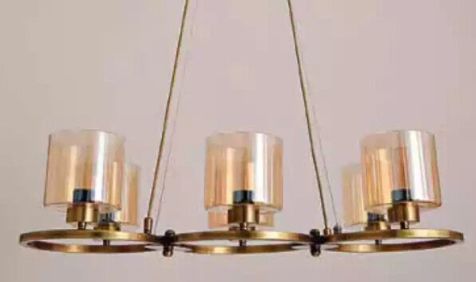 Plafondlamp Hangend Ontwerp Mooi Modern Woonkamer Glas Nieuw