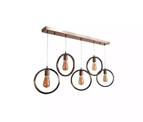 Hanglamp Zwart Elegant Plafondlamp 70x90cm Woonkamer Lamp
