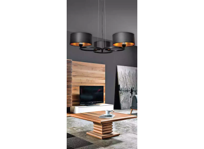 Plafondlamp Moderne lamp verlicht woonkamer met luxe plafondlamp