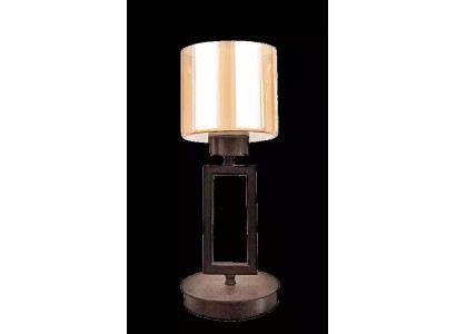 Tafellamp Tafellamp Lamp Verlichting Glas Goud Lampen Tafel Zwart