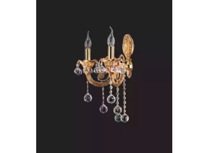 Wandlamp Wandlamp Wandlampen Type Kroonluchter Muur Lamp Goud Kristal