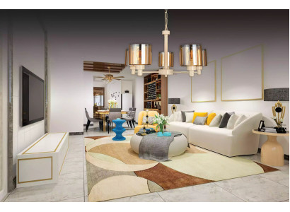 Plafondlamp metaal modern design woonkamer hanglamp kroonluchter plafondverlichting