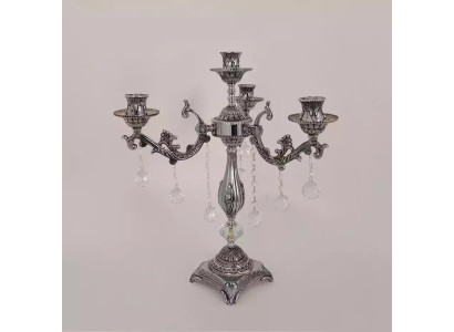 Tafellamp nachtlamp licht Luxe tafellamp woonkamer zilver