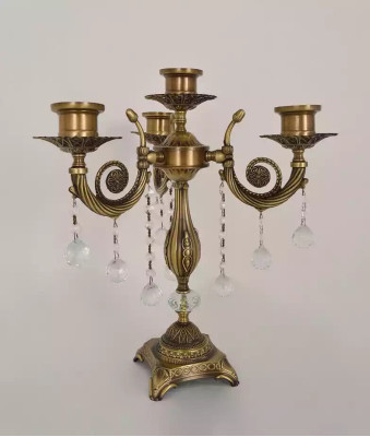 Tafellamp nachtkastlamp luxe lamp kaarsenhouder vorm tafellampen