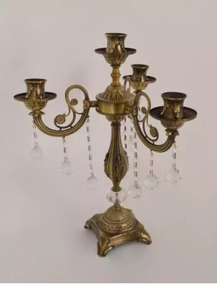 Tafellamp Lamp Nachtkastlamp Zinklegering Kristal nieuw Woonkamer