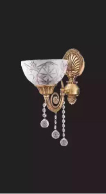 Wandlamp Wandlampen Goud Wandlamp Kroonluchter Wandlampen Grijs Glas
