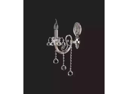 Muur Lamp Wandlamp Wandlamp Wandlampen Kroonluchter Zilver Kristal